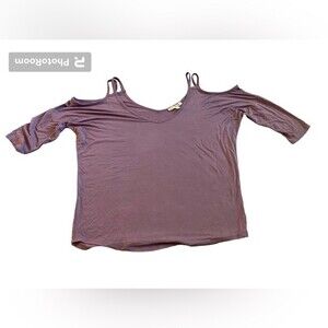 EXPRESS One Eleven Strappy Cold Shoulder Top